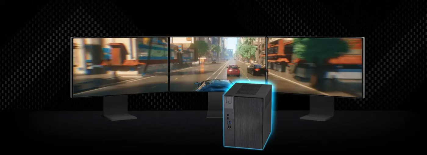 Mini PC BlackRock Atom Mini PC BlackRock Atom – Potencia Compacta con Mando RGB Incluido